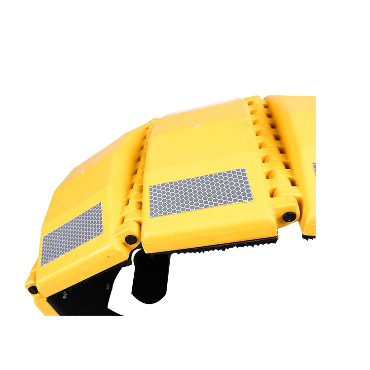 New Style Retractable Flexible Plastic Speed Hump Portable Speed Bump