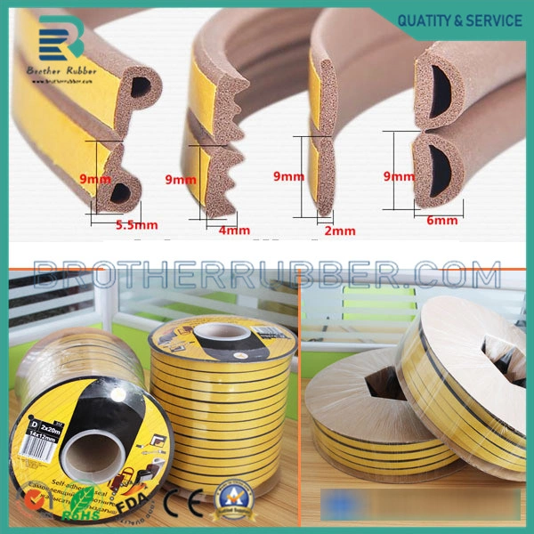 Customized Silicon/EPDM/PVC Rubber Extrusion Profile Seal Strip for Cars and Sealing