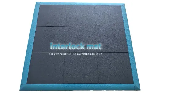 Linkable Industrial Anti Fatigue Rubber Mat for Gym 