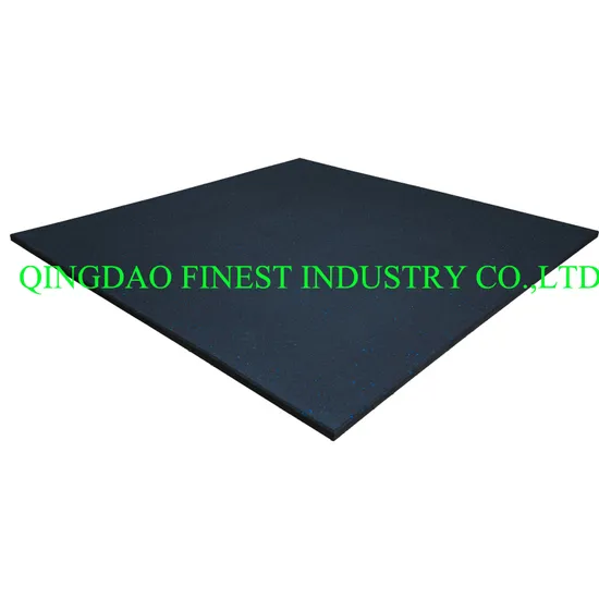 15mm Thick Rubber Gym Floor Mat Tiles, Premium Rubber Gym Mat Flooring, Commercial Rubber Floor Mat, Home Fitness Rubber Tile Floor for Crossfit 