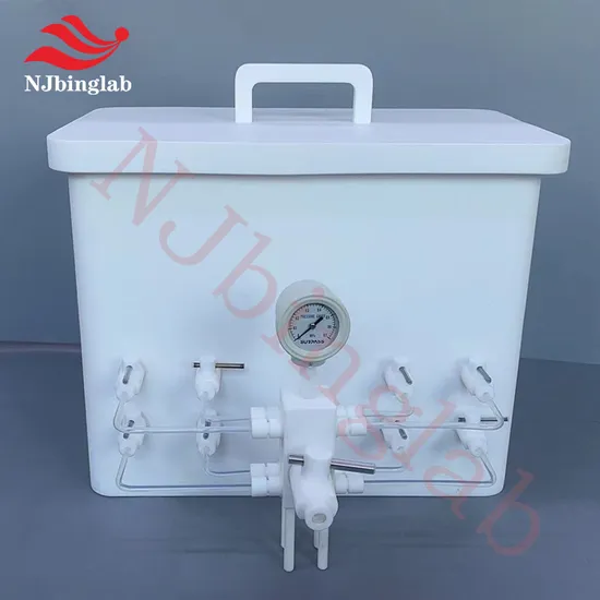Njbinglab PTFE Cleaning Device, for Rapid Rinsing of 500ml PFA Bottles with Ultrapure Water in Semiconductor, Customizable 