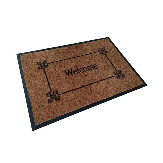 Top Quality Nylon Rug Custom Logo Twist Guardian Wiper Office Hall Runner Textiles Turfed Rubber Mat 