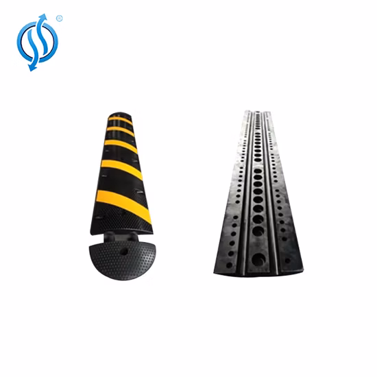 New Style Retractable Flexible Plastic Speed Hump Portable Speed Bump