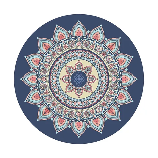 Carpets Round or Yoga Mat Luxurious Sueded Microfiber Surface Super Grippy Natural Rubber Non