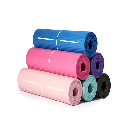 Premium Quality Durable Eco Friendly 183*61cm Thick Print Logo Non Slip Tear Resistance Yoga Mat Pilates Organic Eco Friendly Custom Yoga Mat 