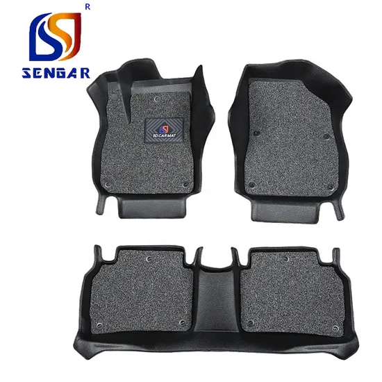 Hot Sale Factory Custom Leather Car Mats Floor Carpet Fit All Models New Style Easy Cleaning Luxury Car Mat