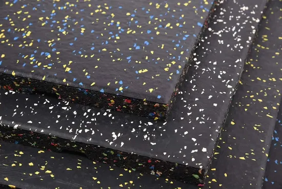 Factory Price Gym Rubber Mat Rubber Fitness Flooring Customizable Gym Exercise Flooring Interlocking Indoor Rubber Flooring Manufacturer Rubber Gym Flooring 