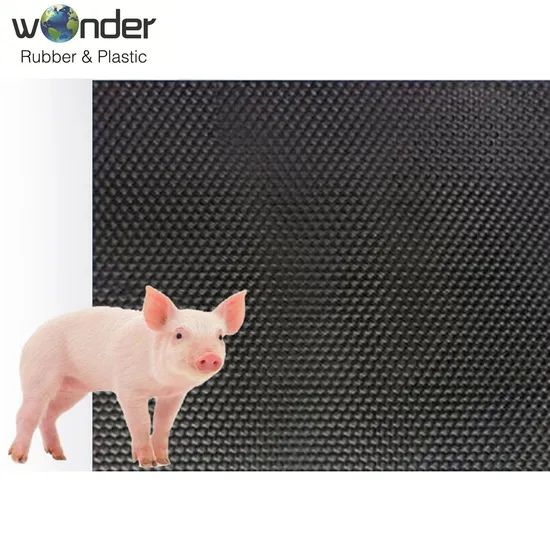 Comfortable Interlocking Dairy Cattle Cow Flooring Bed Mattress Ramp Livestock Horse Stable Flooring Rubber Mat 