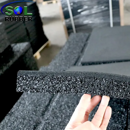 Sol Durable Gym Product Piso De Caucho Antideslizante Rubber Sport Floor Mat 